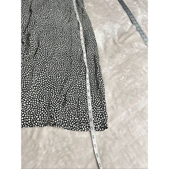 Satlwater Luxe Women's Size XS Black White Sleeveless Open Back Maxi Dress - Picture 9 of 9